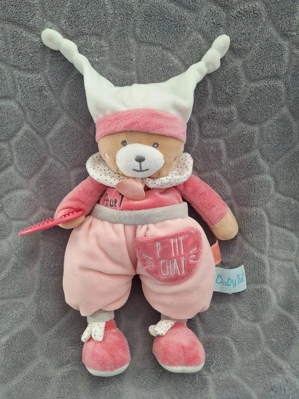Doudou Baby Nat’ – P’tit nounours – dès la naissance